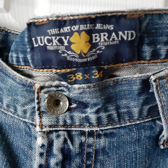 Retro Lucky Brand Jeans Size 38X32 - Picture 3 of 4